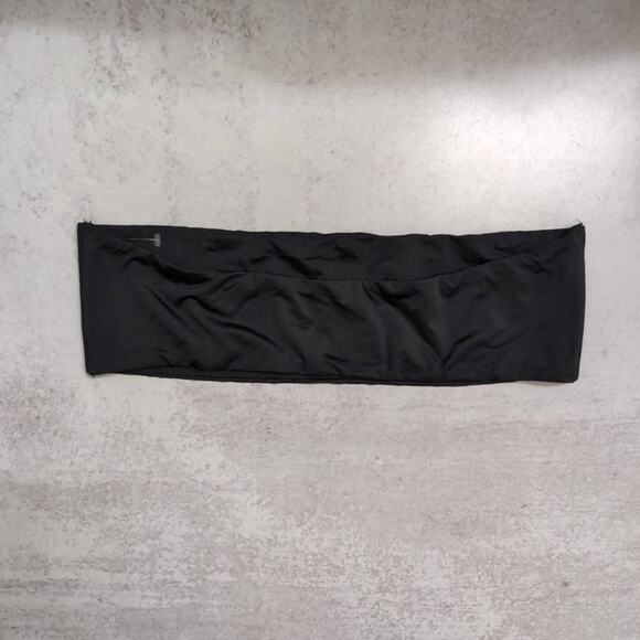 Charlie Holiday Black Sleek Versatile Comfortable Bandeau Top L - Picture 2 of 4